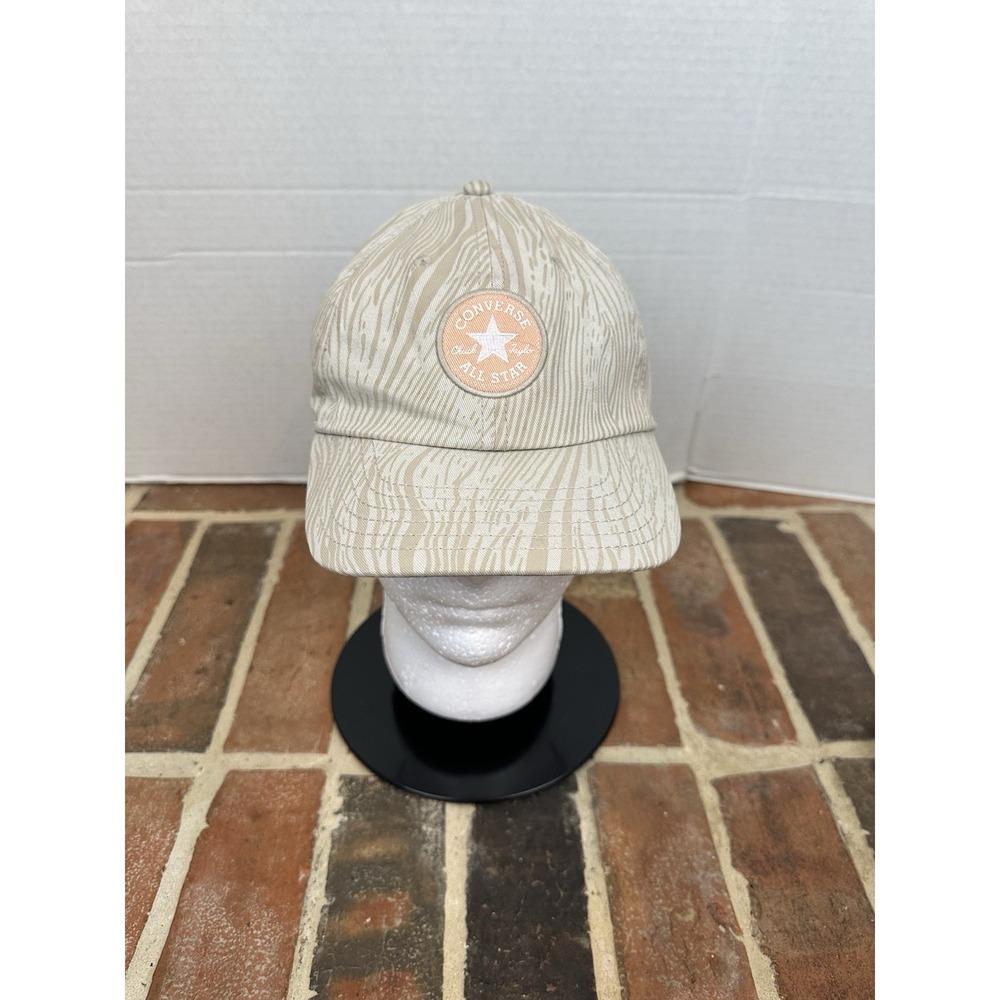 Converse All Star Hat Chuck Taylor Strap Back Cap Tan Cream Light Orange Hat
